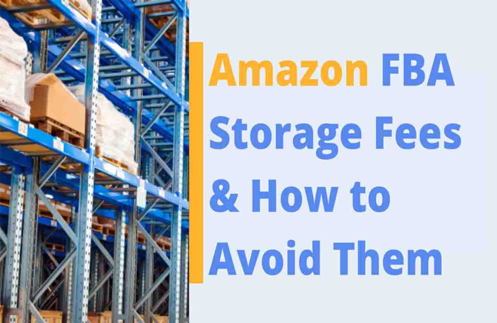Amazon FBA Monthly Storage Fees