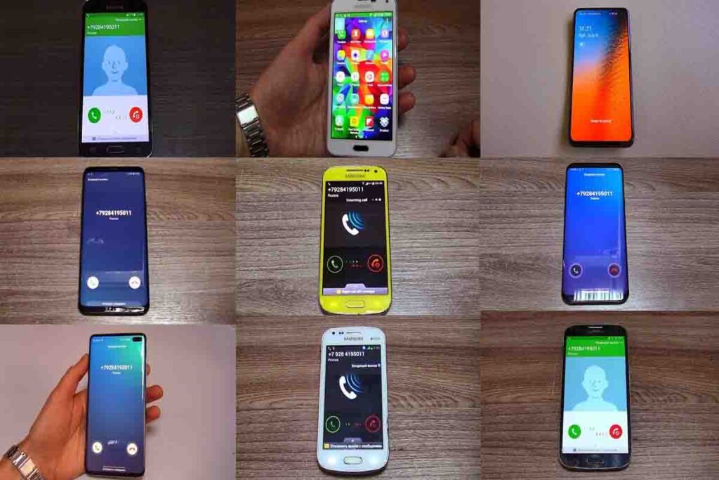 Business phone with incoming call notification