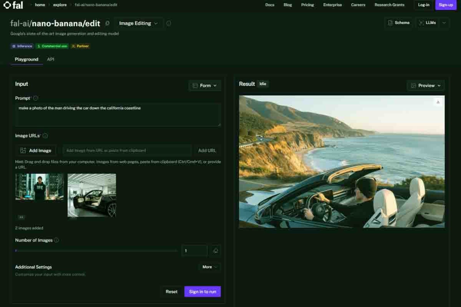 how to use google nano banana interface