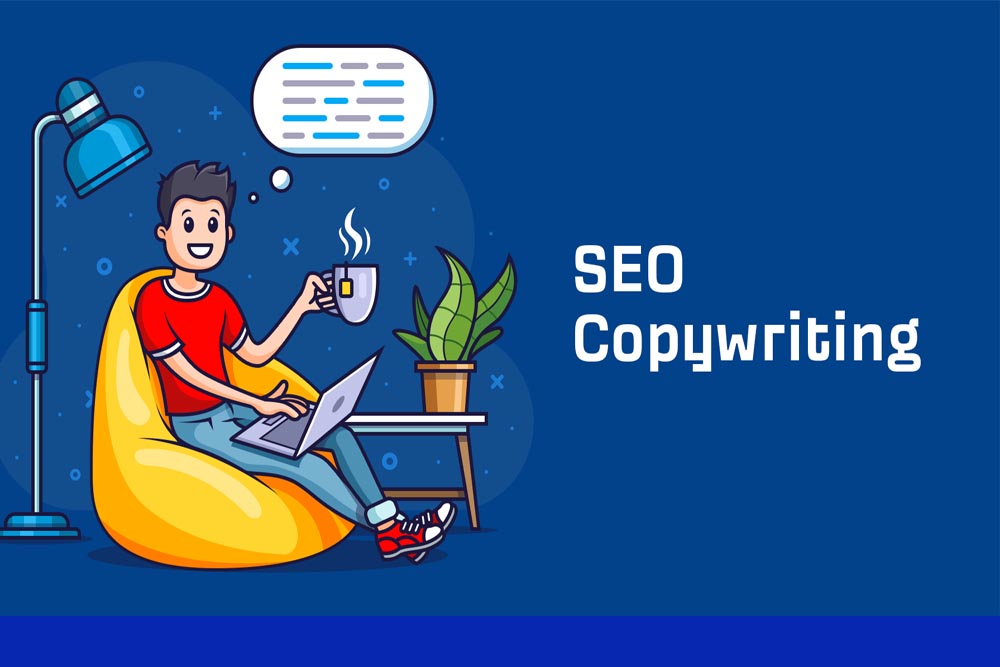 SaaS SEO copywriter working on optimized content