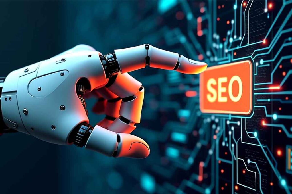 AI tools analyzing SEO data to outperform competitors.
