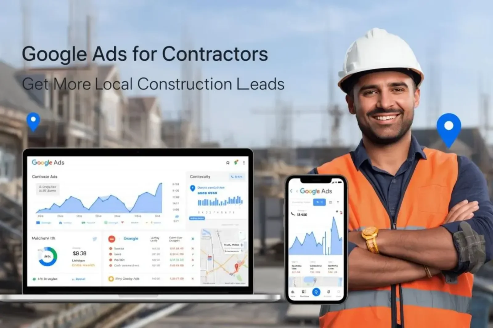 image represent the Google Ads for Contractors for business growth.