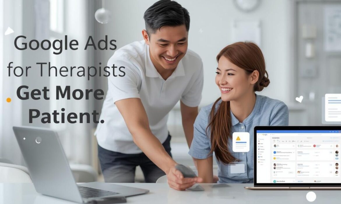Google ads for the therapist for get the more patient from the google ads leads.
