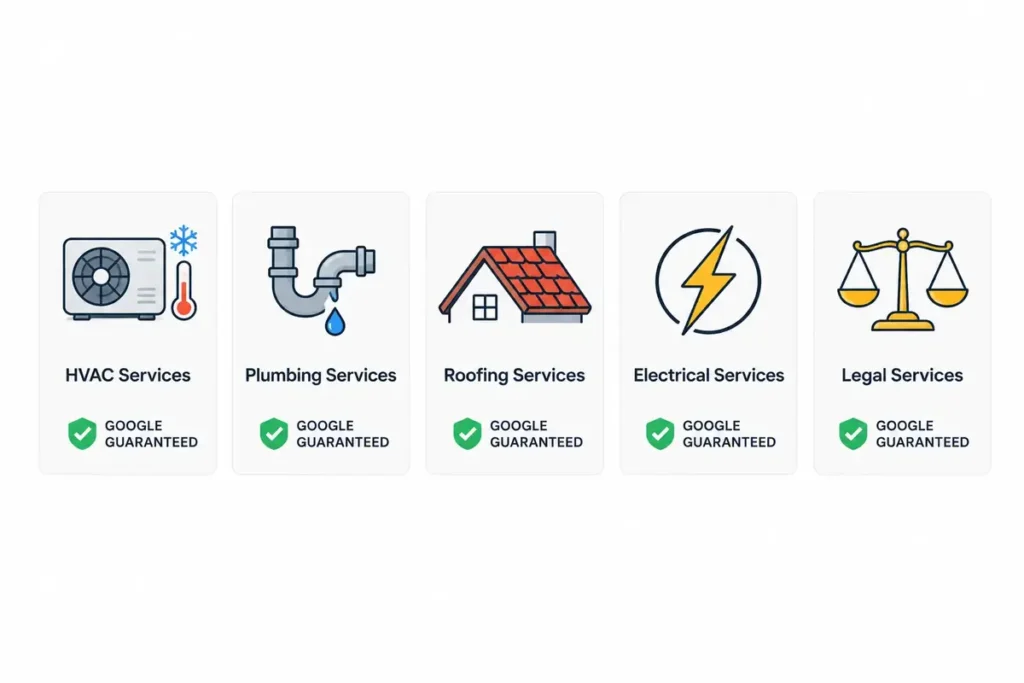 Industries that benefit from Google Local Service Ads agency management
