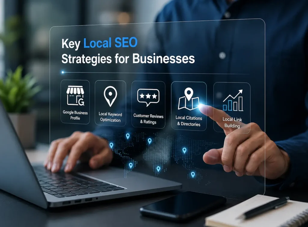 Local SEO strategies for businesses to improve local search rankings